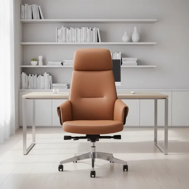 Wholesale Engineering Grade High Back PU Leather Chair - High Quality Upholstery, Bulk Supply for Office Furniture
