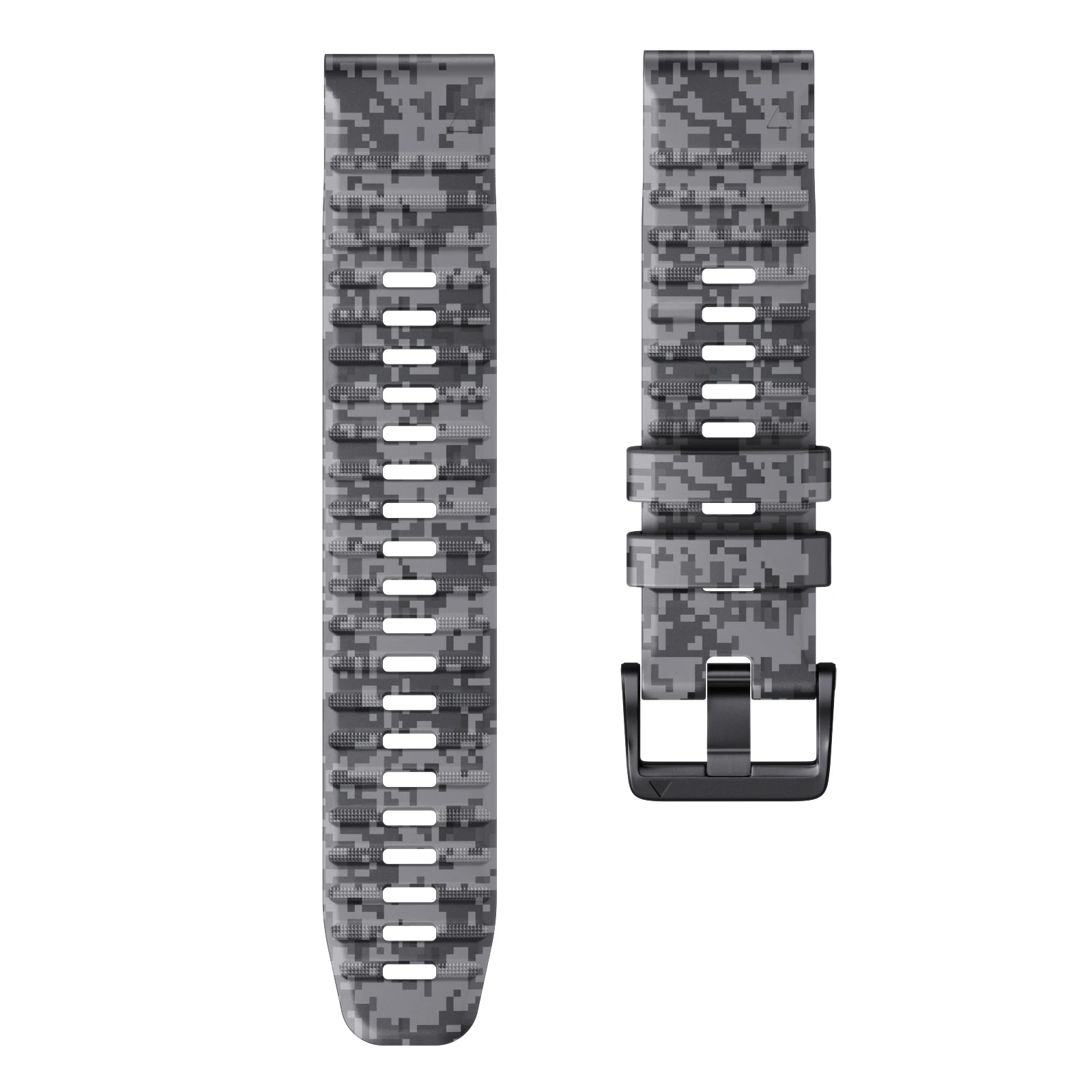 22 26 MM Camouflage Silicone Watch Band for Garmin Fenix 5/6 Pro/7X Instinct 2/2X Forerunner 955/945 Quick Release Wristband