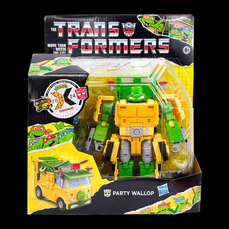 Hasbro Transformers X Ninja Turtles, tanque Van Turtles, F9656g, regalo de fiesta