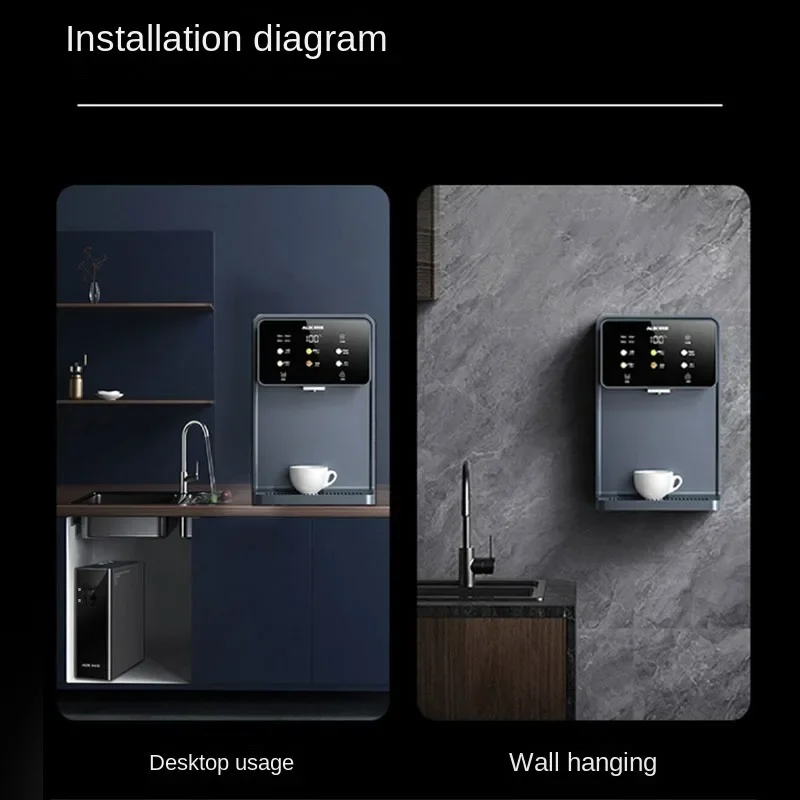 Electrodomésticos, máquina de tubería para el hogar, cocina fría y caliente montada en la pared, velocidad ultrafina, línea de bebida directa inteligente, tubería Wat