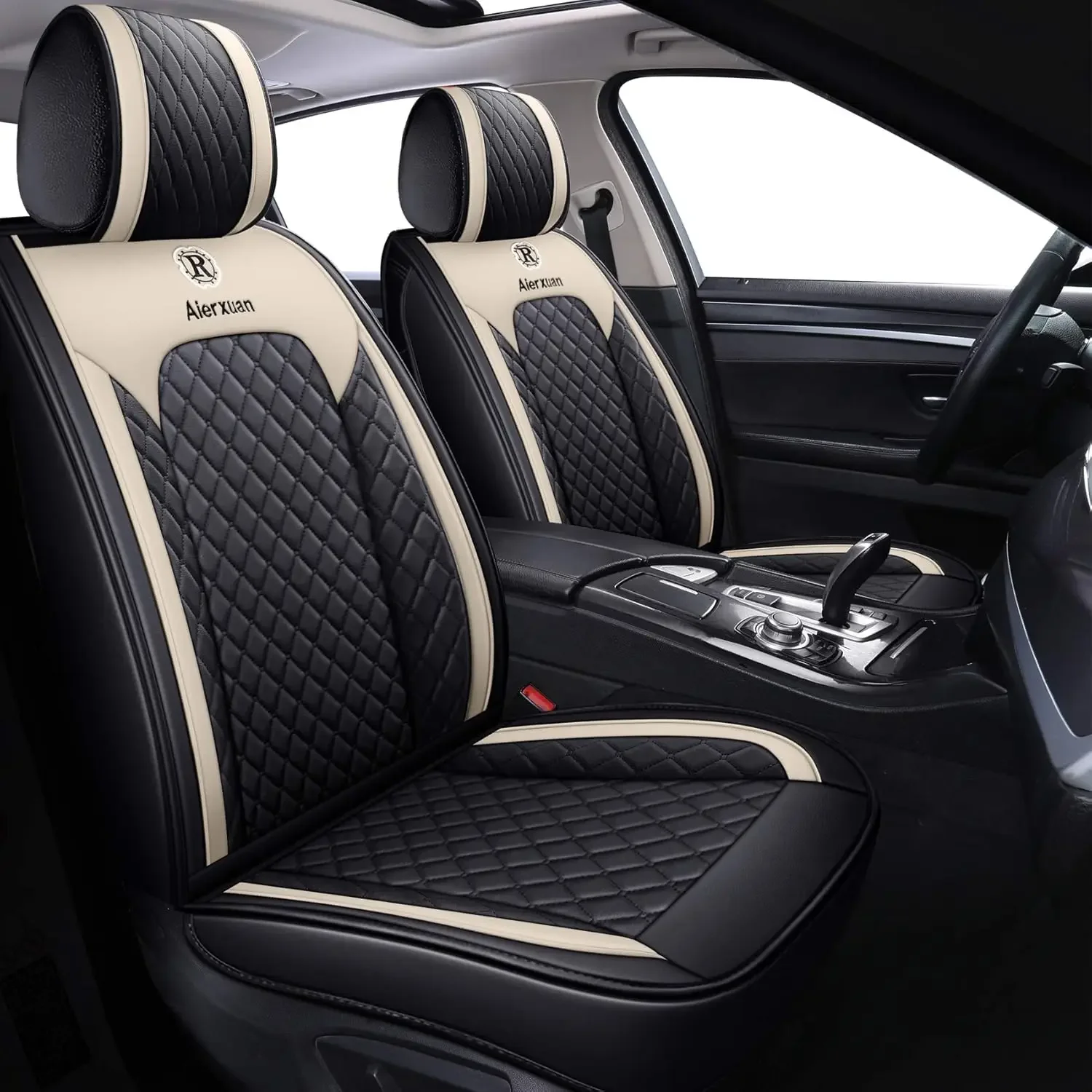 

Seat Covers for Cars Women Leather Waterproof Universal Fit for Hyundai Elantra Sonata Ford Forte Honda Civic CRV Toyota Corolla