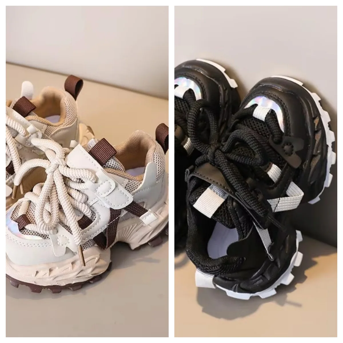 

Модные кроссовки для девочек в стиле кавай, весенне-осенние, с мультяшным принтом, повседневные, на шнуровке, дышащие, нескользящие, удобные детские туфли