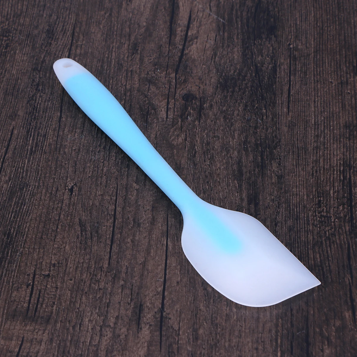 

Sky Blue Scraper Cake Spatula Baking Tool One Body Cream Mixing Batter Silicone