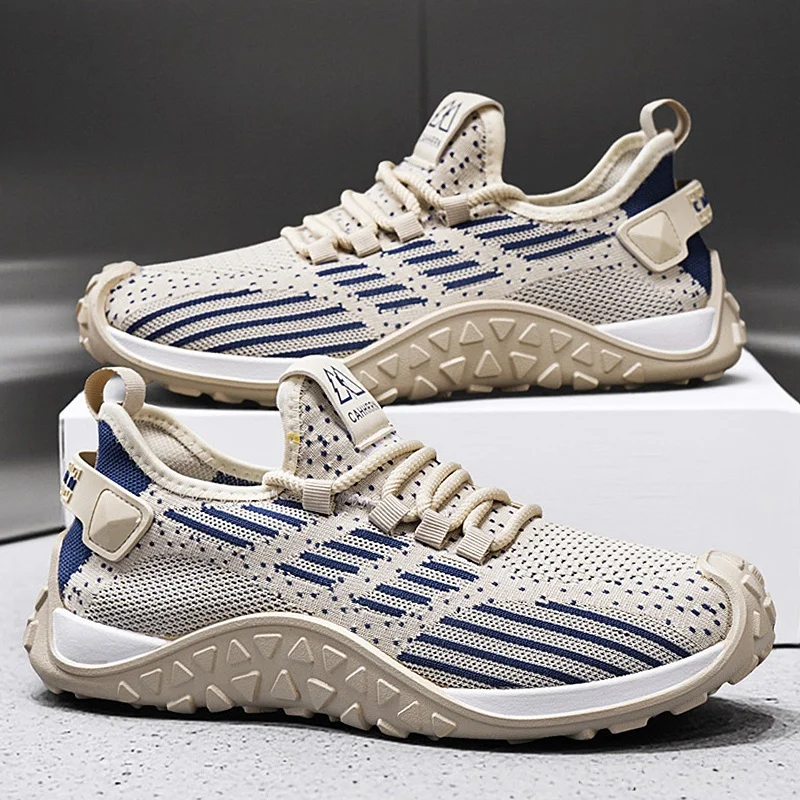 

Men's Lightweight Sneaker Hot Sale New Style Casual Sport Sneakers Breathable Mesh Upper Comfortable Men's Outdoor Walking Shoes