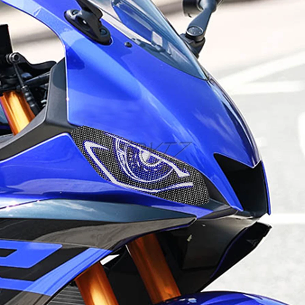 Motorcycle Headlight Sticker Decal Fit For YZF R3 2019-2020 Eyes Headlight Decor Sticker