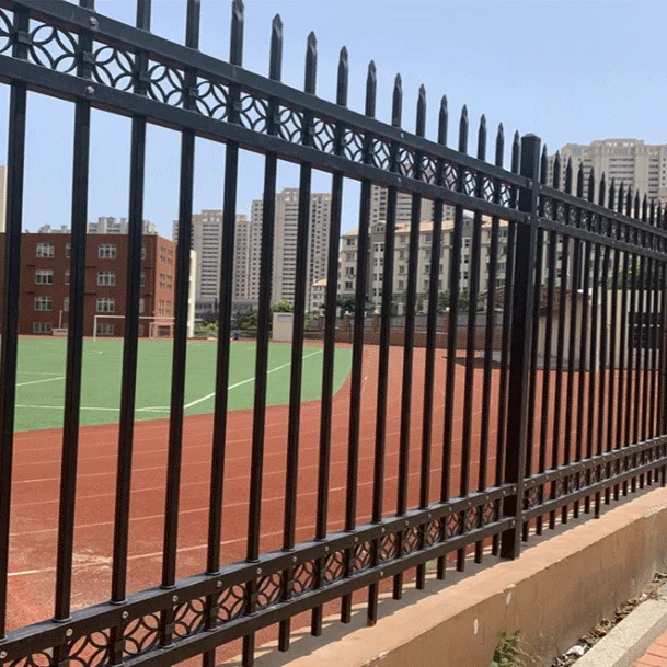 تخصيص درابزين الأزهار من الحديد الزهر - مقاومة للطقس، أنيقة لحدود الحديقة