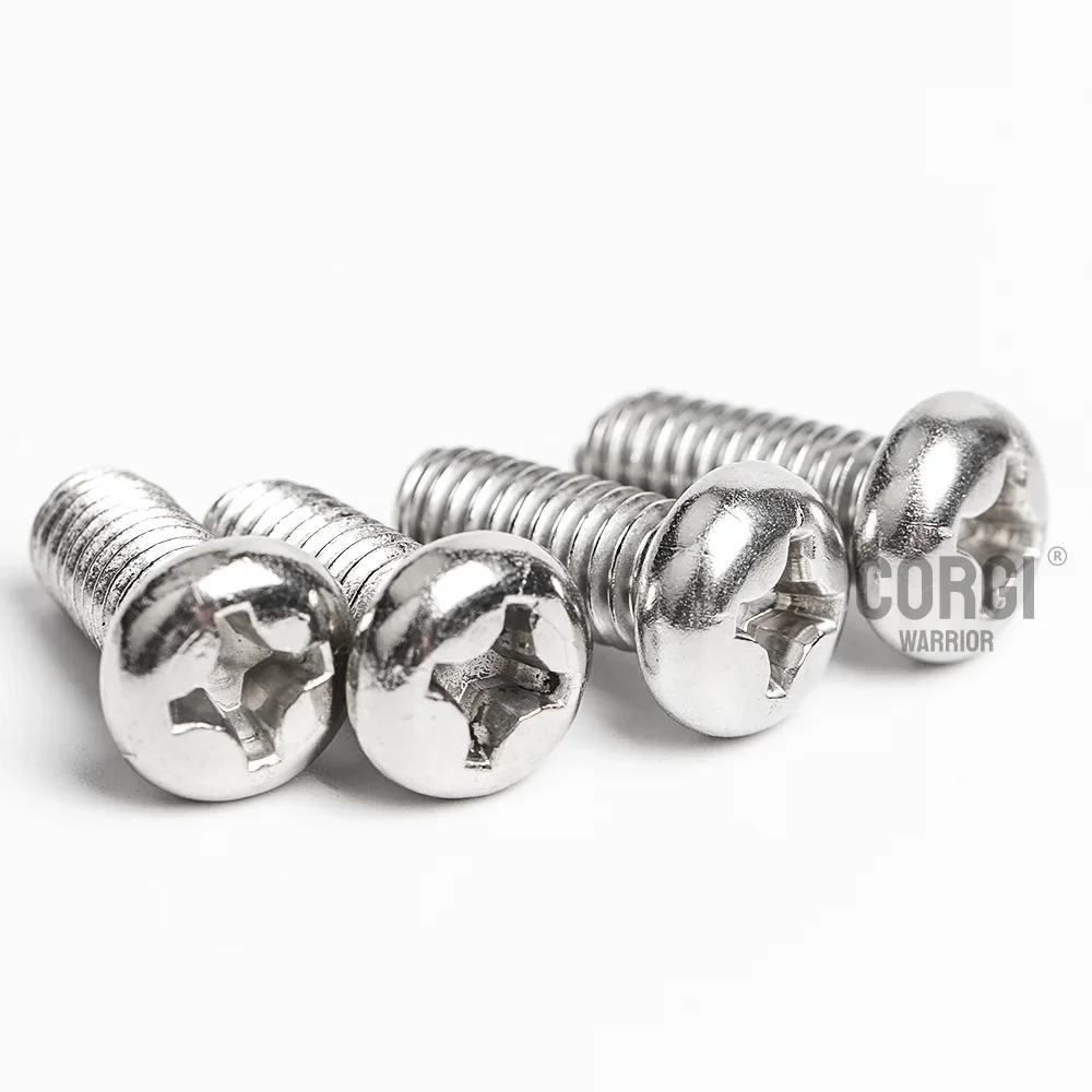 Phillips Pan Head Machine Screws Assortment Kit M2 M2.5 M3 M4 M5 M6 M8 Up to 1020 Electricians Screw 304 Stainless Steel Washers