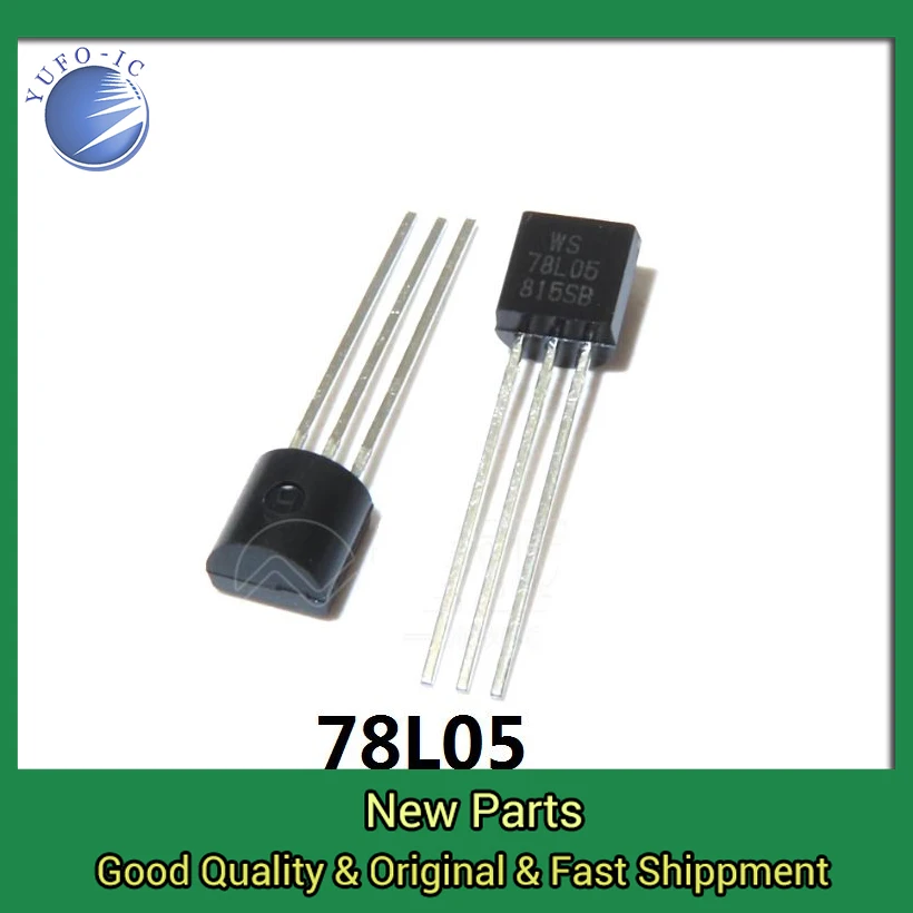Freeship 100PCS Three-terminal linear regulator 78L05 TO92 L78L05 High quality