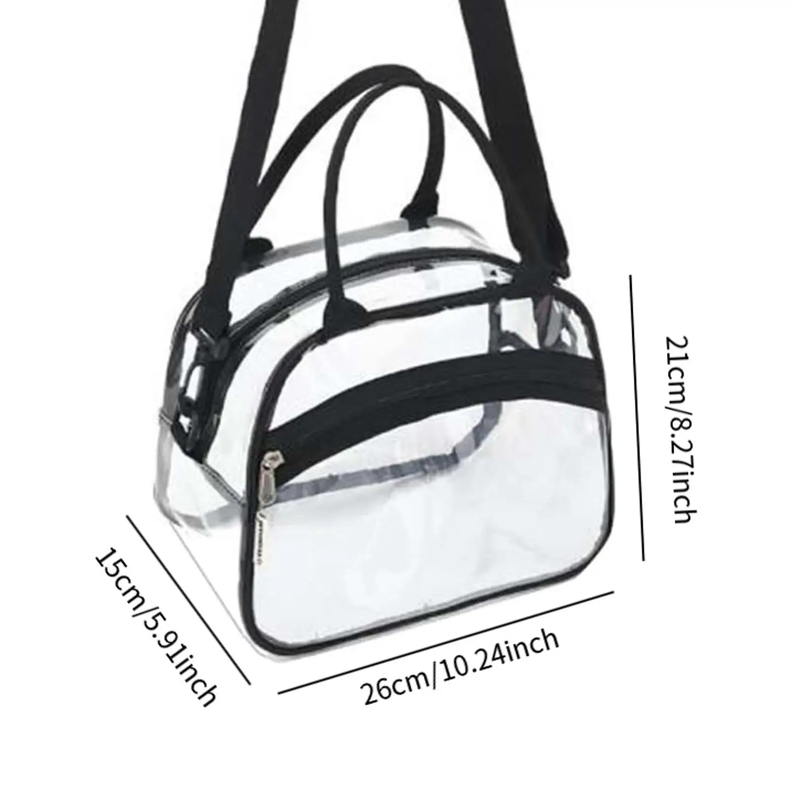 Shoulder Bag Adjustable Strap Pack Crossbody Bag for Hiking Camping Concert