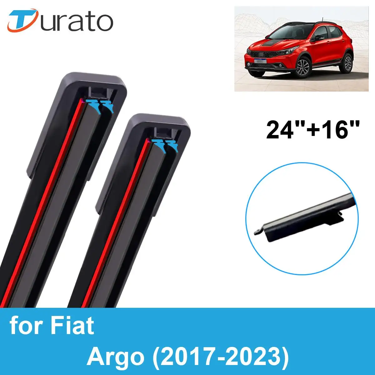 Car Wiper for Fiat Argo 2017-2023 24