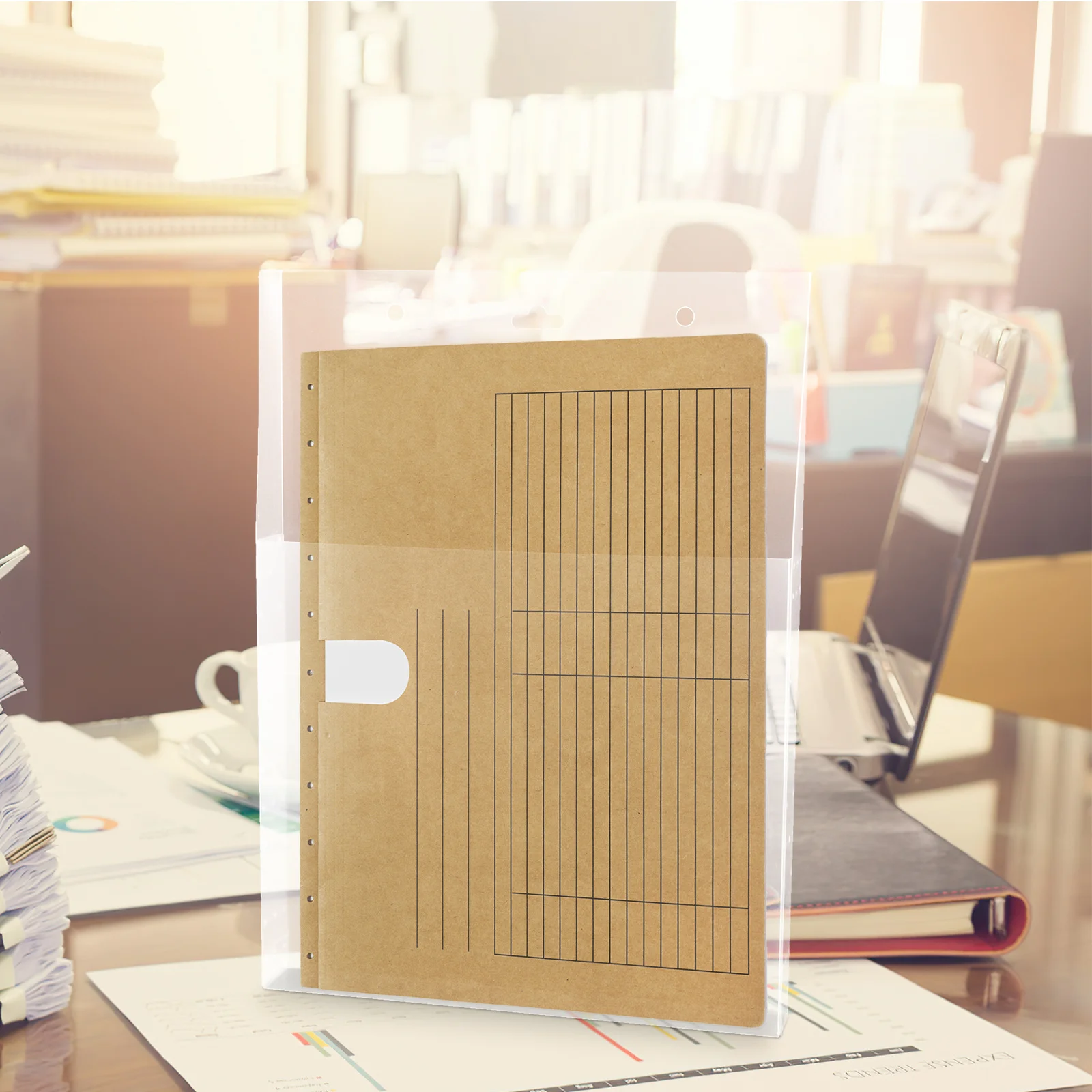 

2pcs Mounted File Storage Organizer Bag Lightweight Wall Pocket For Office School Home Use Folder Holder Wall Organizer