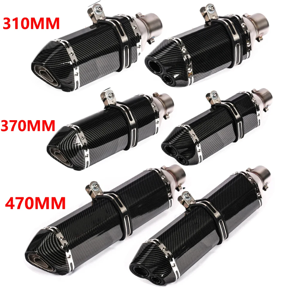 

UIniversal 51mm motorcycle spare parts high quality Escapes Para Motos Motorcycle Exhaust System Muffler with Db Killer