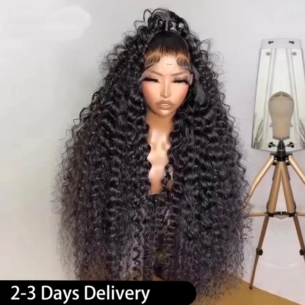

Loose Deep Wave Curly Wigs 250Density 13x6 Hd Lace Frontal Water Wave Human Hair Wig 30 Inch Lace Front Wig Human Hair For Women