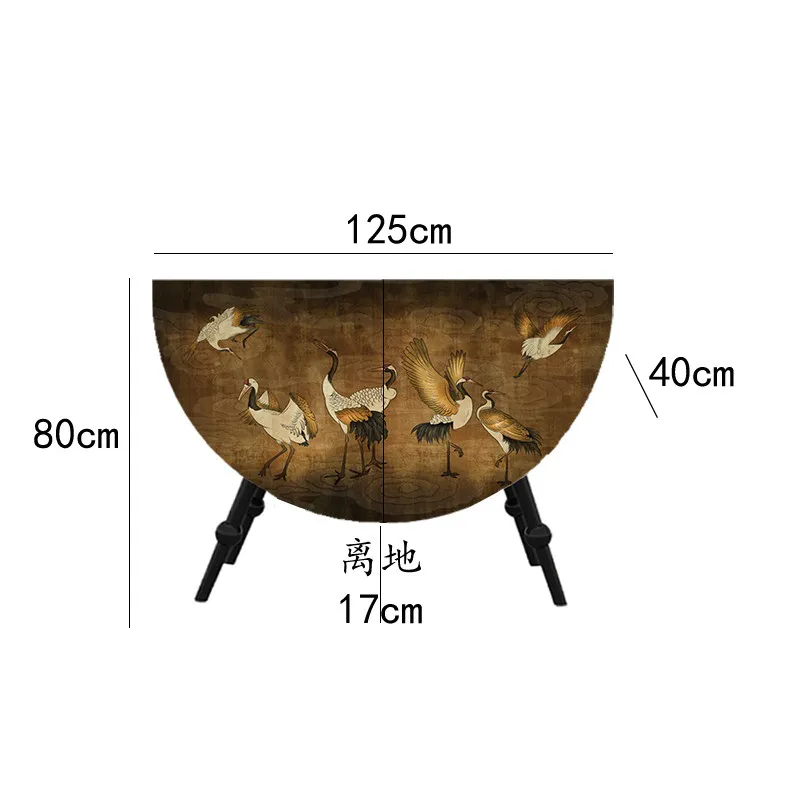 LH retro solid wood entrance living room bucket cabinet new Chinese storage decoration simple locker