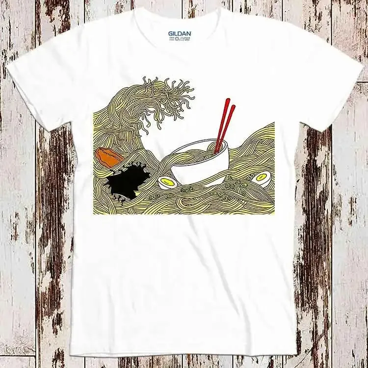 Die große welle von ramen hokusai super cool beste top t shirt 8796