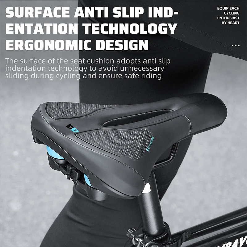 WEST BIKING Ergonomie Fietszadel Hol Ademend MTB Weg Mountainbike Zetel Waterdicht Schokabsorptie Fietskussen