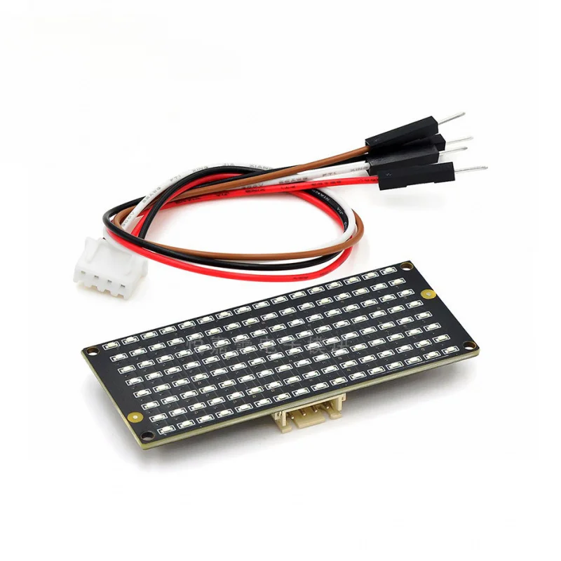 8×16 Matrix LED Display Module I2C Communication 3.3-5V for Microbit