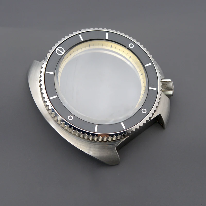 Mod 6105 Turtle Abalone Diving Watch Case Sapphire Glass Fit NH34 NH35 NH36 Movement DIY Wrist Watch Replacement Shell