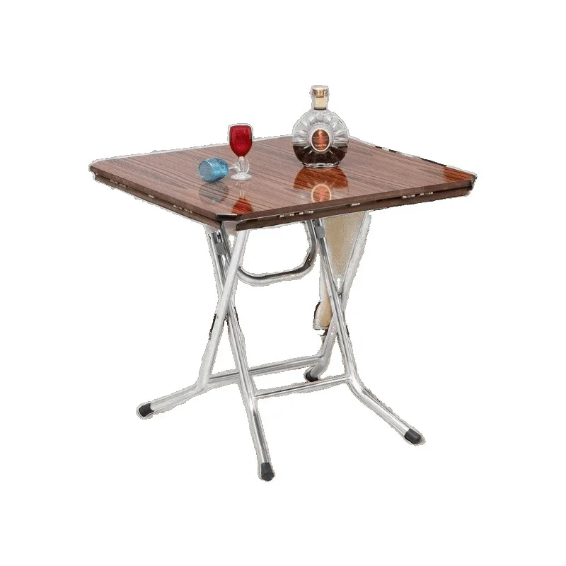 

Old-fashioned folding, dining table, simple household use, small apartment, durable folding, square eating table