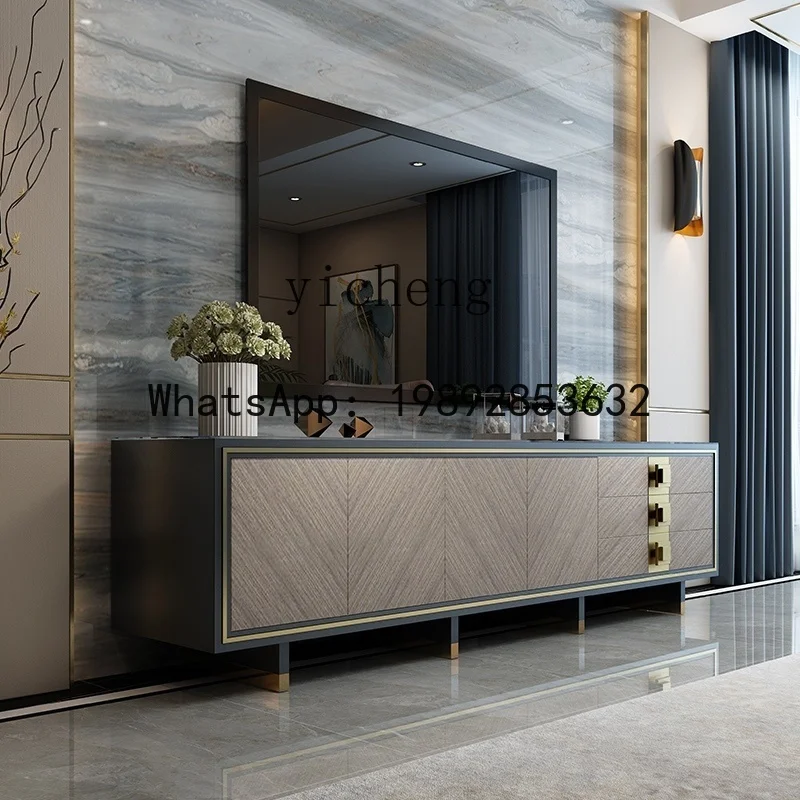 Light Luxury Simple Modern Coffee Table for Home Chinese Style Living Room High Cabinet Furniture