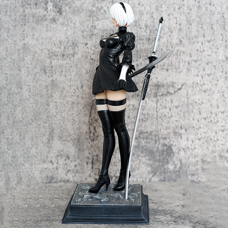 27cm Nier Automata 2B figurka gra Yorha figurki Anime Nierautomata figurka GK statua Model ozdoby peryferyjny prezent