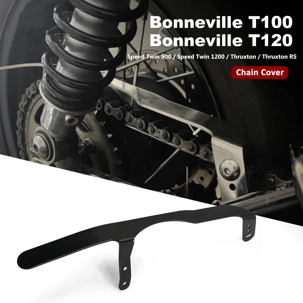 

For Scrambler 1200 Thruxton RS Speed Twin 900 1200 Bonneville T120 T100 Motorcycle Belt Guard Chain Protection Cover Guide Wheel