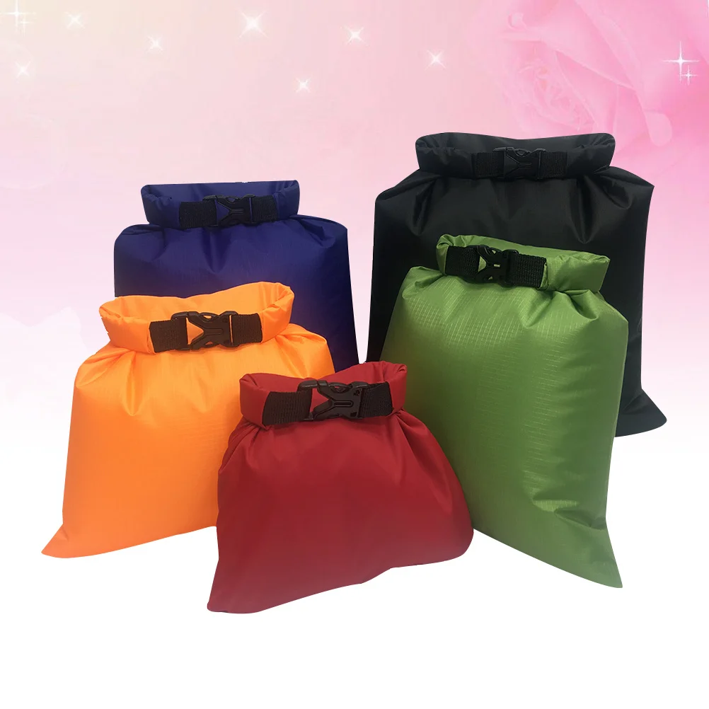 5Pcs Drifting Waterproof Bag Set Xl Xxl Waterproof Dry Bags for Kayaking Rafting Camping Outdoor Activities Boat Travel