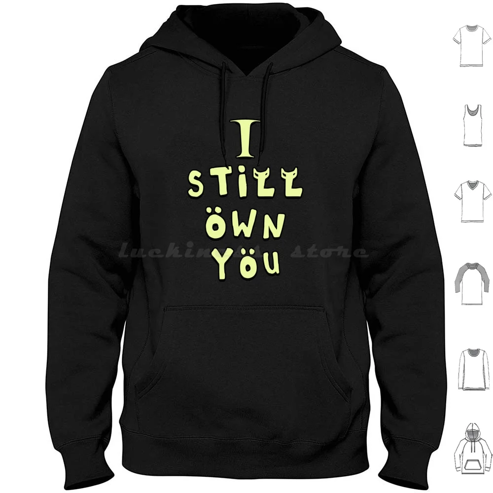 Eu ainda próprio você. Vestuário,, Camisetas, Máscara, Bonés, Avental, Bolsas, Canecas, S.. Moletons com capuz de manga comprida Eu ainda próprio você
