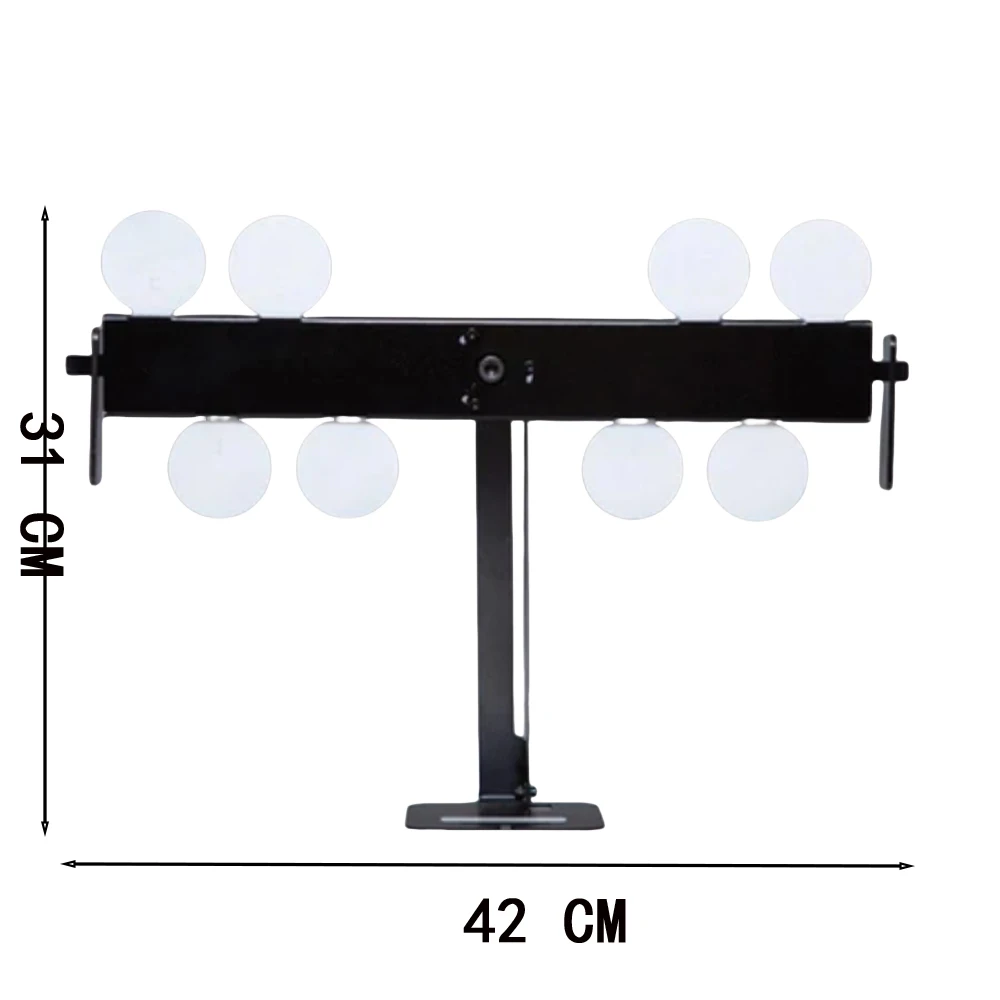 

360 Degree Resetting and Rotate Metal Shooting Target for Air Soft/BB's/Water Bullet/Soft Bomb