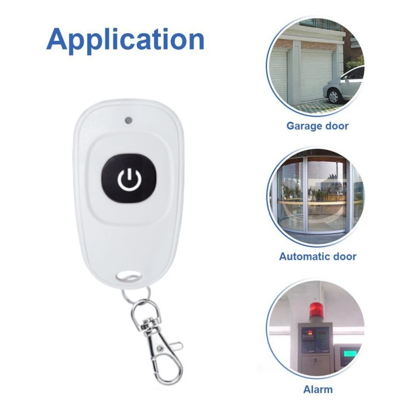 433Mhz RF Wireless Remote Control 1 2 3 buttons 1527 Learning Code Transmitter for Garage door controller With 12V 27A Battery