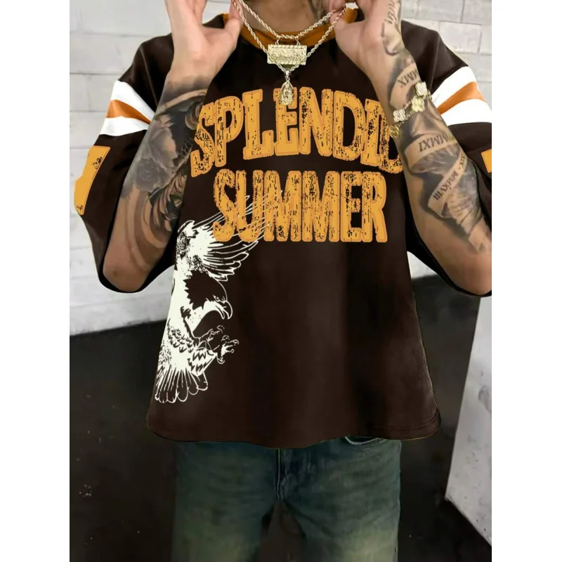 

T-shirt Men Summer Clothes Male Clothes for Man T-shirts Men Overfit Short Sleeve Top Y2k Graphic Tee Vintage Tshirts Gym Tshirt