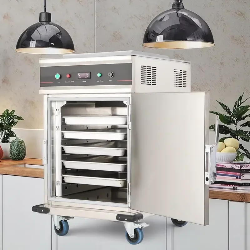 Most Practical Stainless Steel Electric Heating 5-Layer Insulated Food Warmer Set for Catering & Restaurant Use