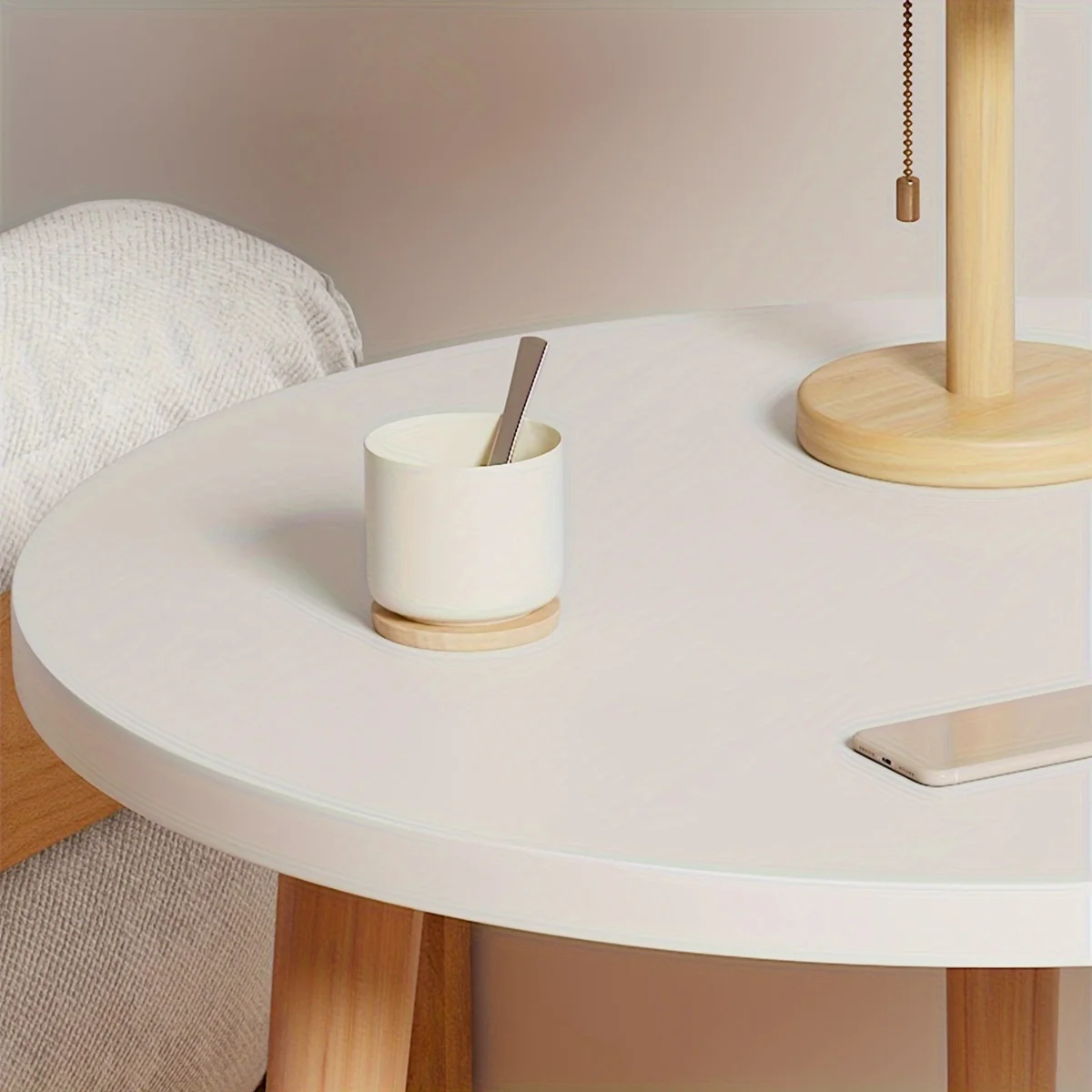 Sofa Side Table Mini Coffee Table Corner Table Small Round Tables Living Room Simple Moving Side Desk Bedside Small Mesa Mobile image 4