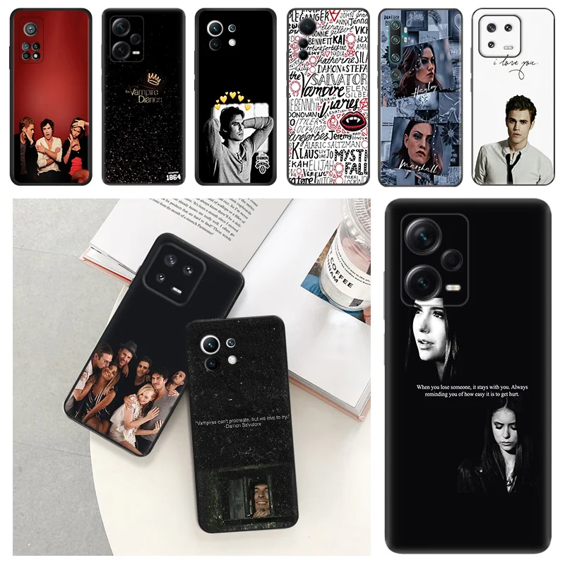 Phone Case For Xiaomi 12 13 Lite 12x 12s 12t Mi 11 11t 10 5G 10t Pro CC9 Note10 9 9T The Vampire Diaries Camera Protective Cover