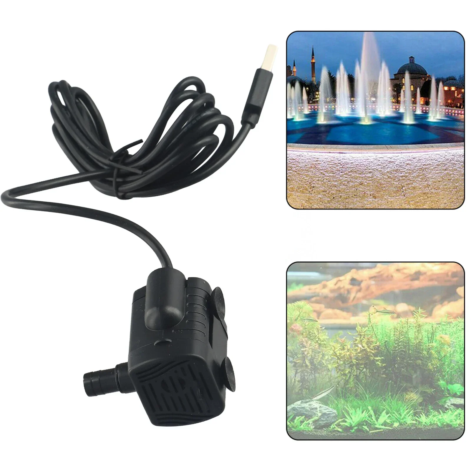 Adaptable 12V Submersible Water Pump Perfect for Various Applications Including For Pools and Fountains with Quiet Operation