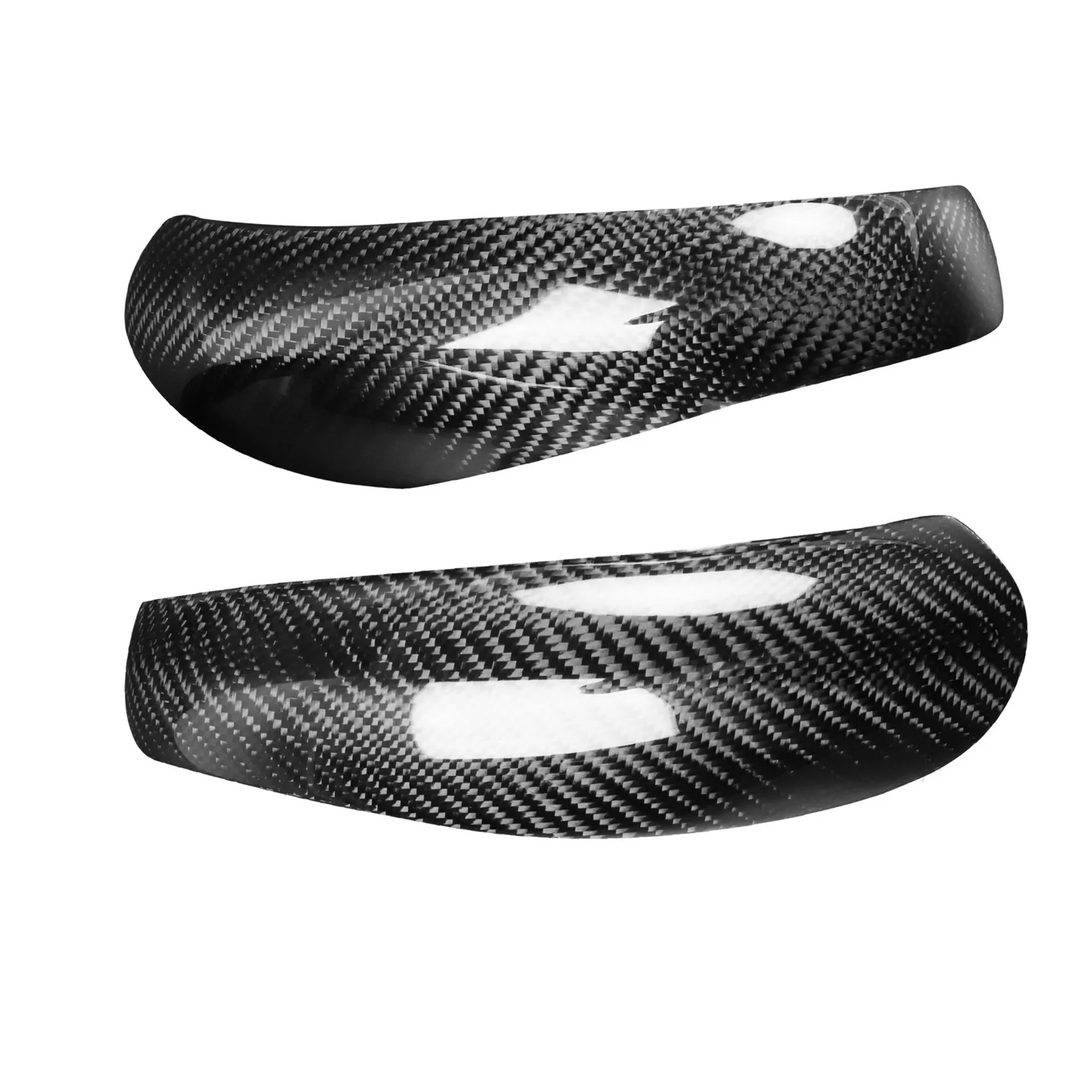 

A57E-2Pcs Rearview Mirror Cover Add-On Carbon Fiber Cap Fit For- Boxster/Cayman 997 911 987 Car Side Mirror