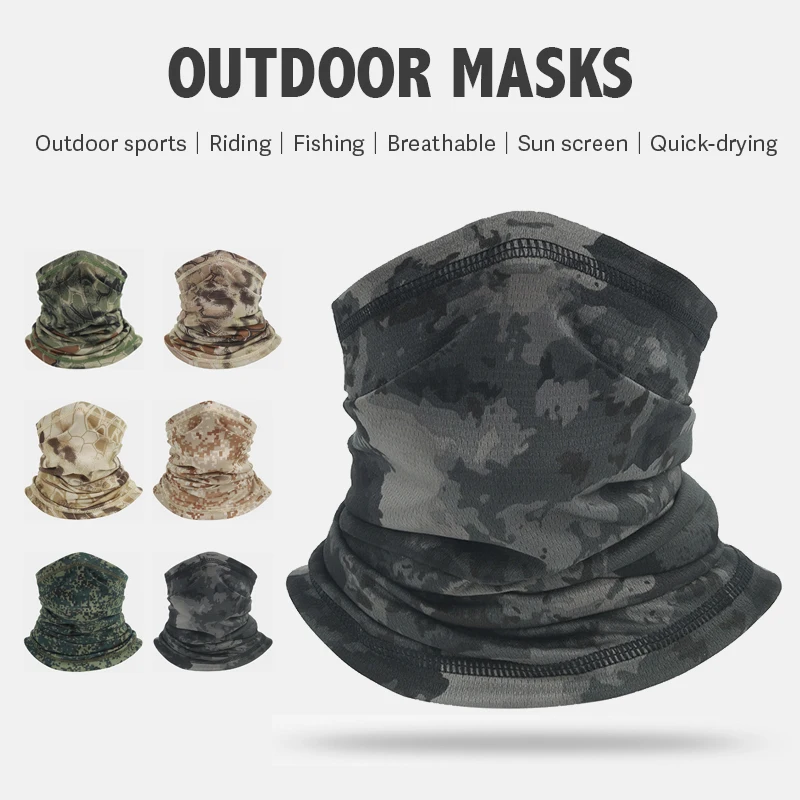 

Outdoor Sports, Riding Mask, Fishing, Breathable, Sun Screen, Quick Drying