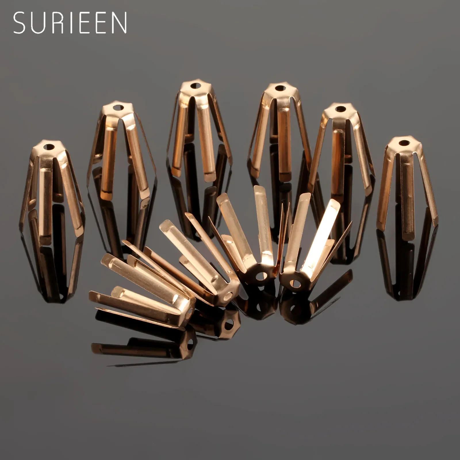 SURIEEN Universal 10pcs Brass Golf Adapter Spacer Shims Fit 0.335 0.350 Golf Shafts Shim Adapter Golfing Club Shafts Accessories