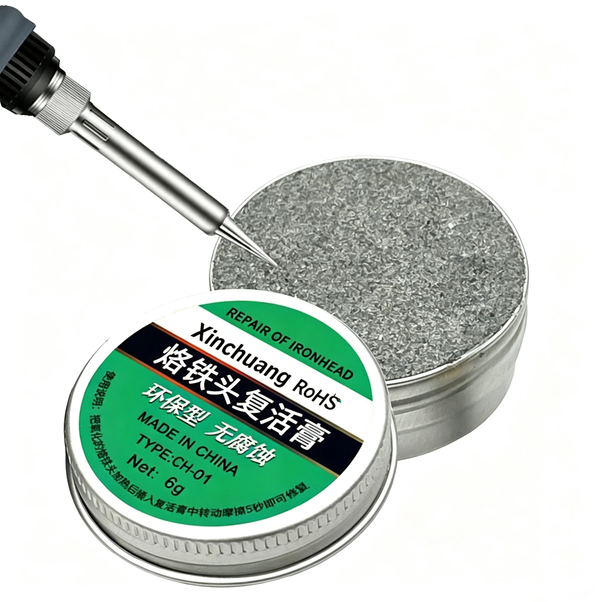 Soldering Tip Tinner Cleaner, Lead Free Oxidation Cleaning Paste, Refresher Tip Tinner Flux, Soldering Tip Cleaning