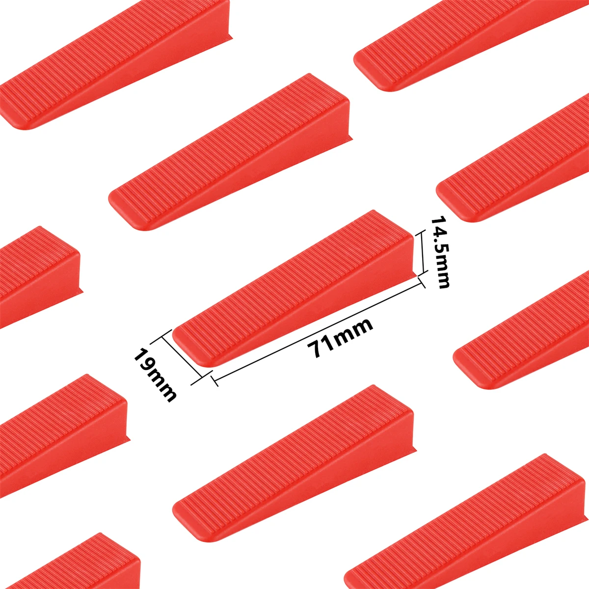 Imagem -03 - Telha Plástica Nivelamento Sistema Ferramentas Clipes de Ajuste Alicates Cunhas Telha Deitado Construção Cerâmica Parede 100 Pcs 200 Pcs 500 Pcs