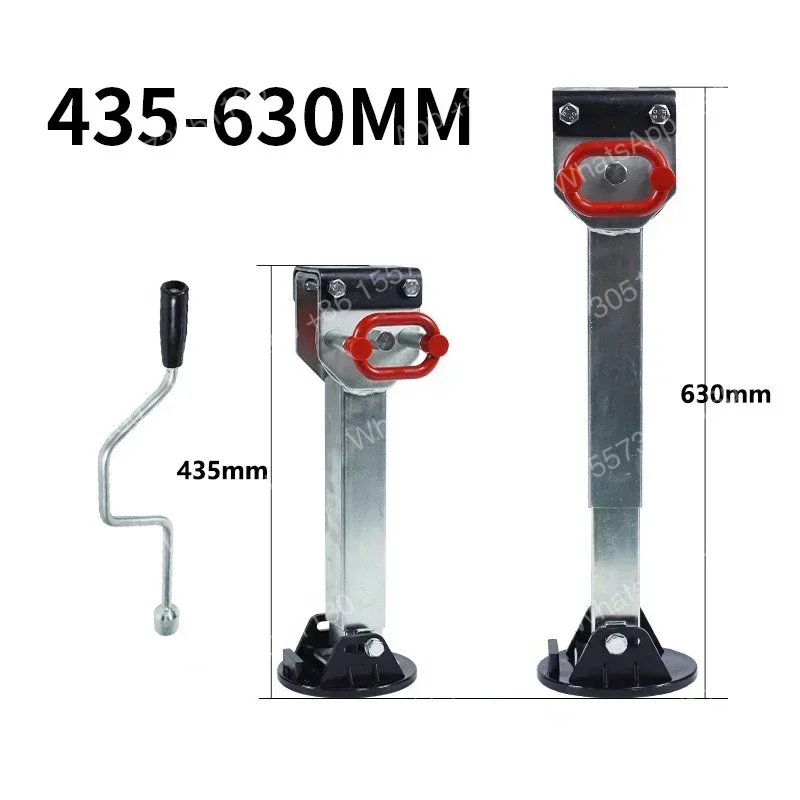 2PCS Trailer Jack 435~630mm Drop Down Caravan Parking Stabilser Legs Handler Motorhome Stands Corner Steady Camper Parts