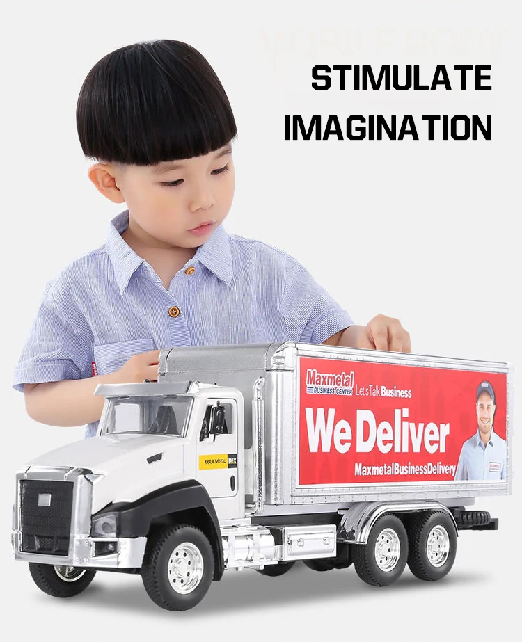 3 Pieces Alloy Turcks Set Model Engineering Sanitation Car Simulation Excavator Dumper Collection Toys for Boys Children\'s Toy