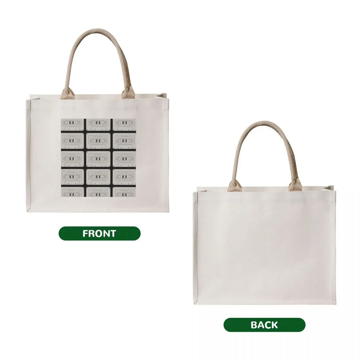 this is me trying Cassette Tote Bag women bag Large bags for women Shopping bags