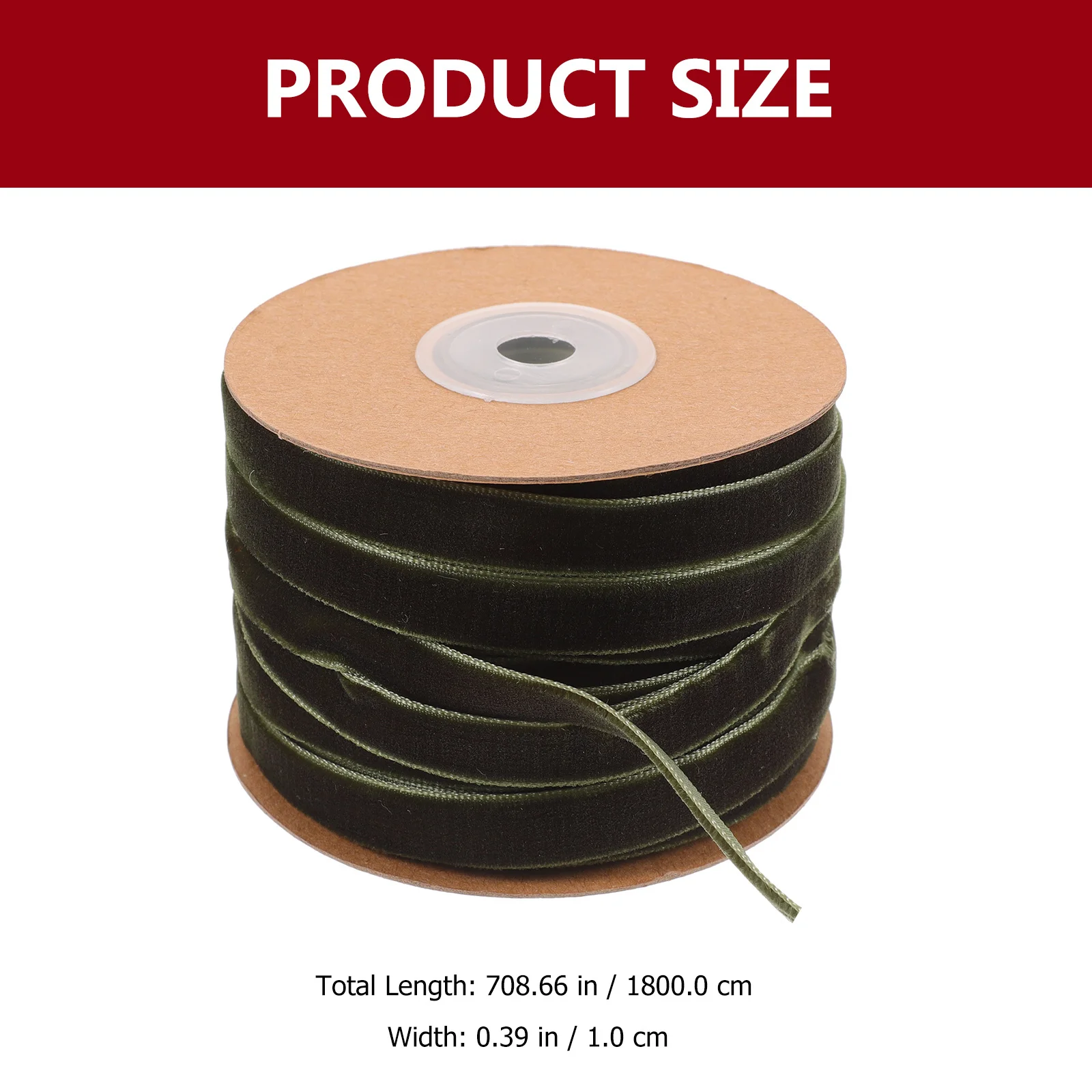 

1 Roll Ribbon Cuttable Diy Gift Wrapping Decorative Ribbon For Christmas Craft Party Supplies Multi-Function Present Accessory