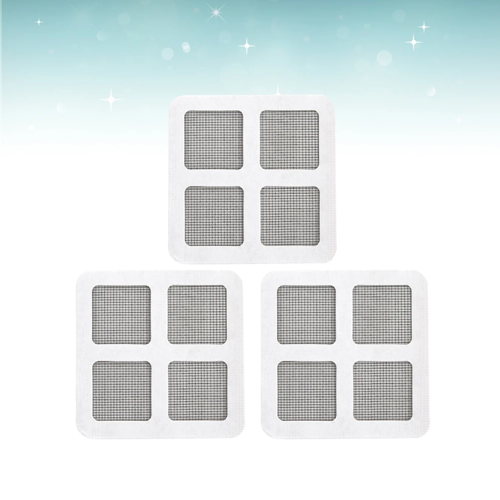 

3pcs Screen Repair Patch Self-Adhesive Croppable Window Door Mesh Sticker Fixing Holes Tears Insects Proof Grey Householdwindow