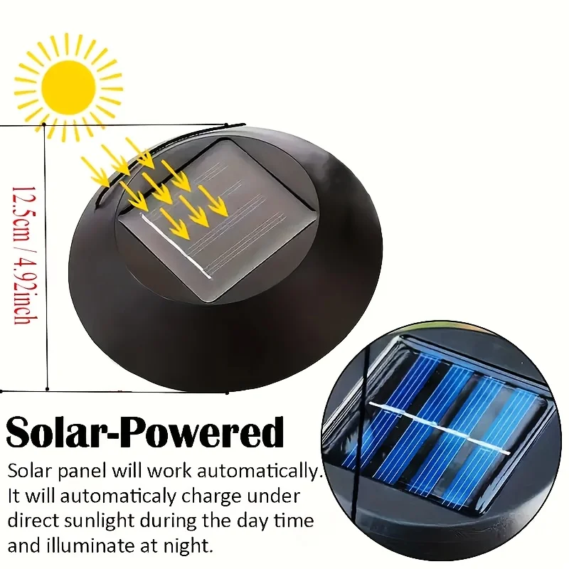 1 pezzo, luce per carillon di vento Sun Moon, decorazione da appendere impermeabile per carillon di vento per luce solare esterna, adatta per terrazza da giardino, compleanno