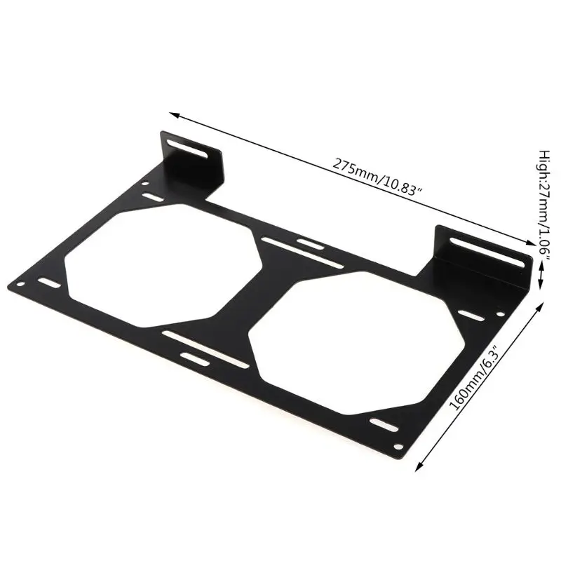 Imagem -05 - Suporte para 12 14cm Ventilador Externo pc para Case do Dissipador de Calor Gadget Transporte da Gota 120 240 360 480 mm