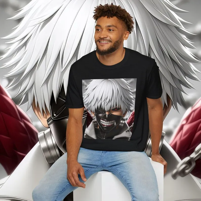 Tokyo Ghoul 3D T-shirt % Premium Quality Graphic Tee for Fans & Collectors - Unique Anime Apparel in Various Sizes