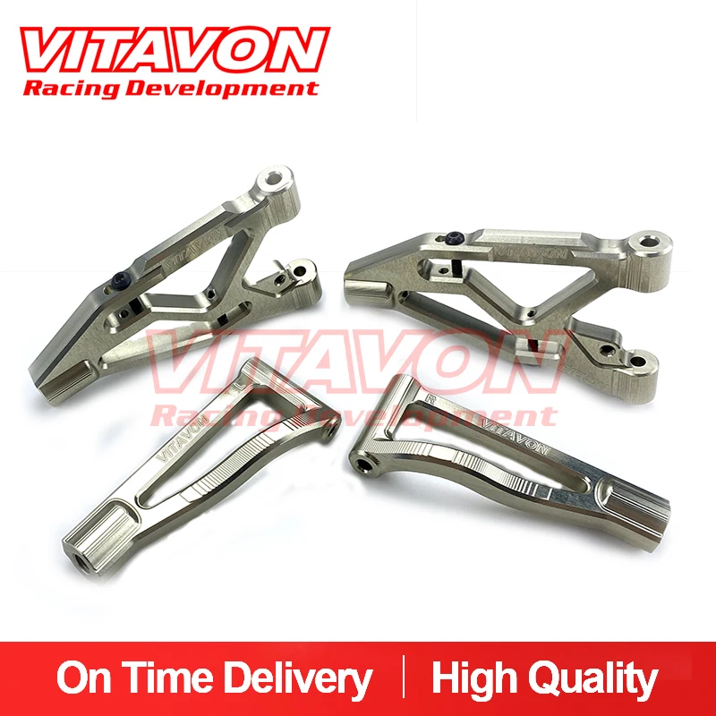 Vitavon CNC aluminum 7075# Front Lower & Upper Arms for Arrma 6S Typhon