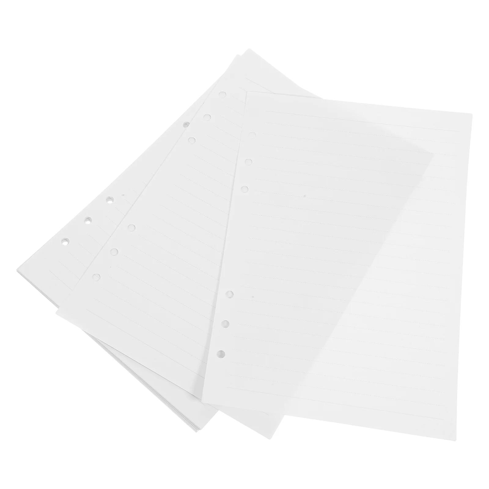 

80 Sheets Loose-leaf Supplementary Paper Planner Inserts Refills The Notebook Pads for 6 Holes Binder